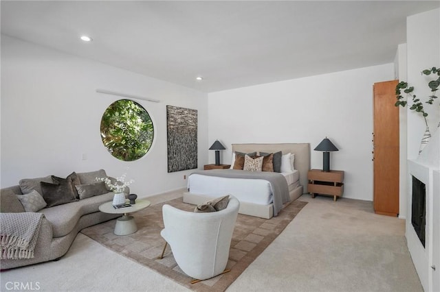 9955 Westwanda Dr, Beverly Hills, CA 90210 - bedroom with light carpet and recessed lighting