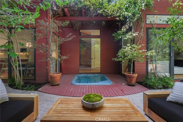 9955 Westwanda Dr, Beverly Hills, CA 90210 - view of deck