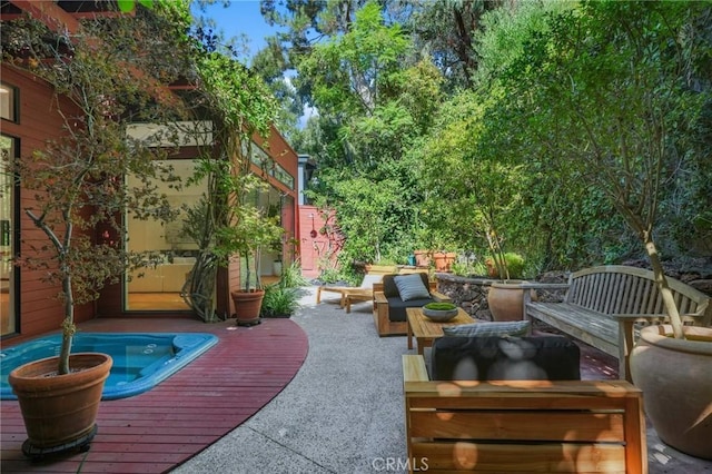 9955 Westwanda Dr, Beverly Hills, CA 90210 - view of deck