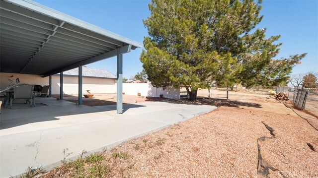 18668 Lemert St, Hesperia, CA 92345 - view of yard with a patio and fence