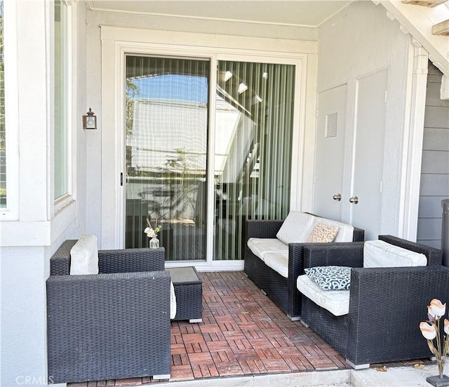 view of patio / terrace with visible vents