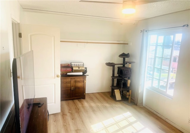 7260 Richfield St Unit 305, Paramount, CA 90723 - interior space featuring light wood-type flooring, baseboards, and multiple windows