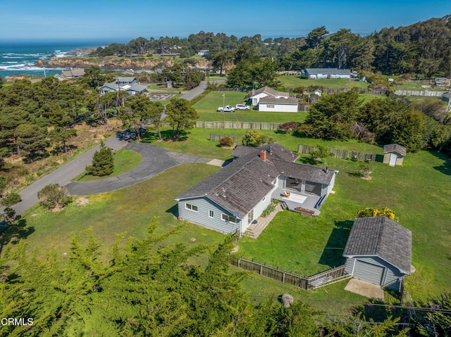 drone / aerial view