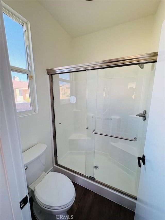 65565 Acoma Ave Unit 68, Desert Hot Springs, CA 92240 - full bath with a shower stall, plenty of natural light, and toilet