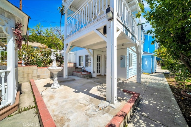 view of patio