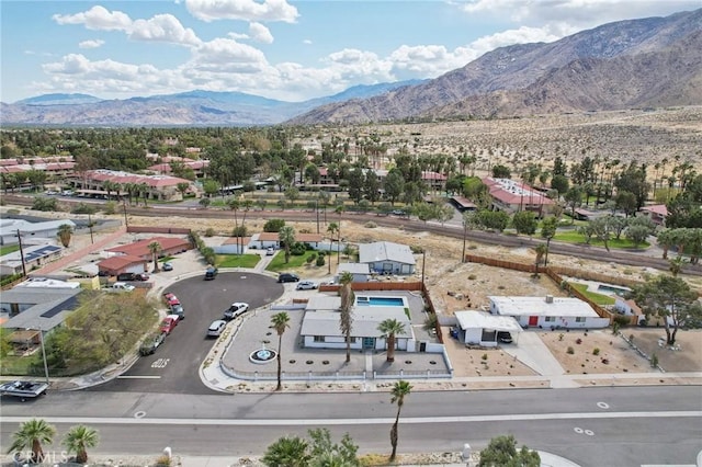 845 W Gateway Dr, Palm Springs, CA 92262 - aerial view of residential area featuring mountains