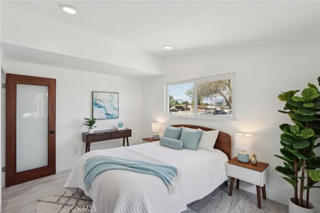 845 W Gateway Dr, Palm Springs, CA 92262 - bedroom with baseboards and recessed lighting