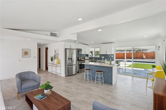 845 W Gateway Dr, Palm Springs, CA 92262 - living area with recessed lighting
