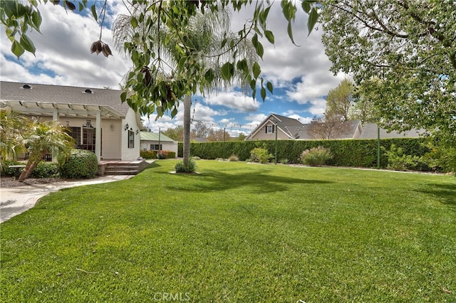 41548 Hutchison Ct, Murrieta, CA 92562 - view of green lawn with a pergola