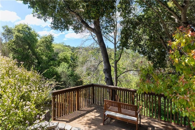 view of deck