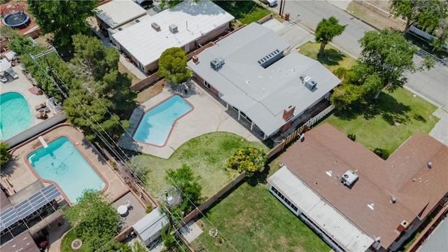 44546 E 3rd St E, Lancaster, CA 93535 - drone / aerial view of a pool