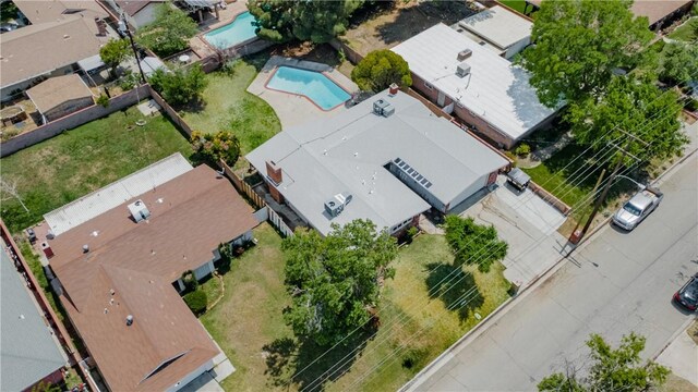44546 E 3rd St E, Lancaster, CA 93535 - drone / aerial view of a pool area