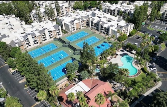drone / aerial view