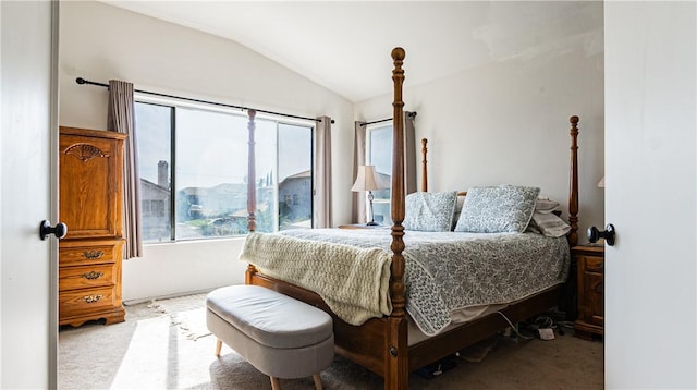 2773 W Summerset Dr, Rialto, CA 92377 - carpeted bedroom featuring vaulted ceiling