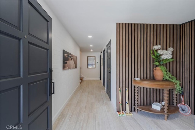 24422 Los Codona Ave, Torrance, CA 90505 - corridor featuring baseboards and recessed lighting