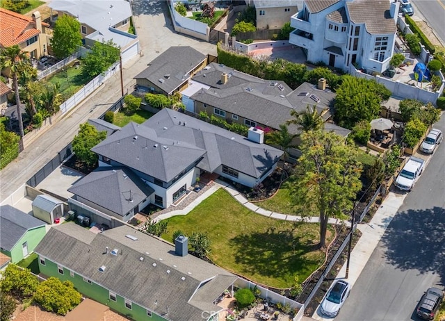 birds eye view of property featuring a residential view