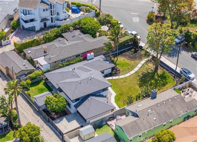 bird's eye view featuring a residential view
