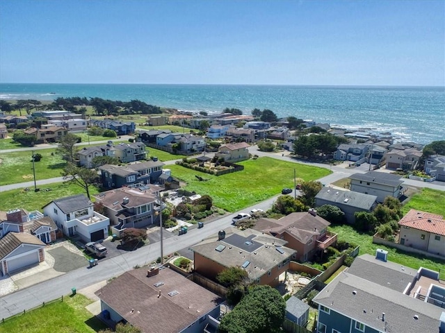 347 Ivar St, Cambria, CA 93428 - drone / aerial view with a residential view and a water view