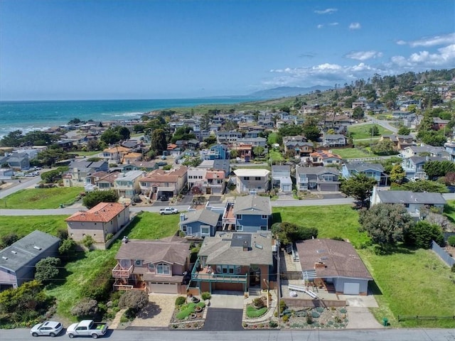 347 Ivar St, Cambria, CA 93428 - birds eye view of property with a residential view and a water view