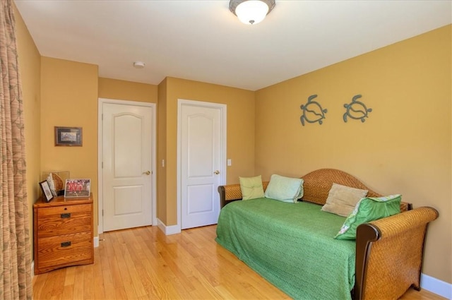 347 Ivar St, Cambria, CA 93428 - bedroom with baseboards and light wood-style floors