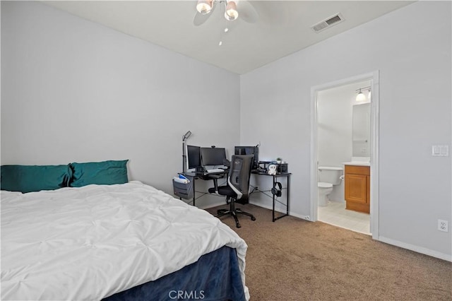 32177 Clear Springs Dr, Winchester, CA 92596 - bedroom featuring carpet flooring, ensuite bathroom, and ceiling fan