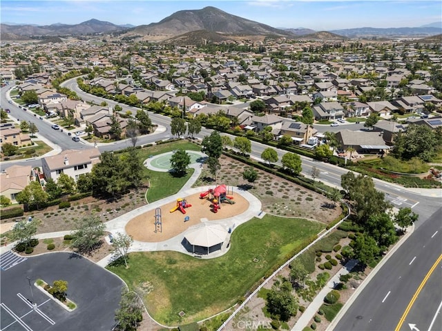 32177 Clear Springs Dr, Winchester, CA 92596 - aerial view of property's location featuring mountains and nearby suburban area