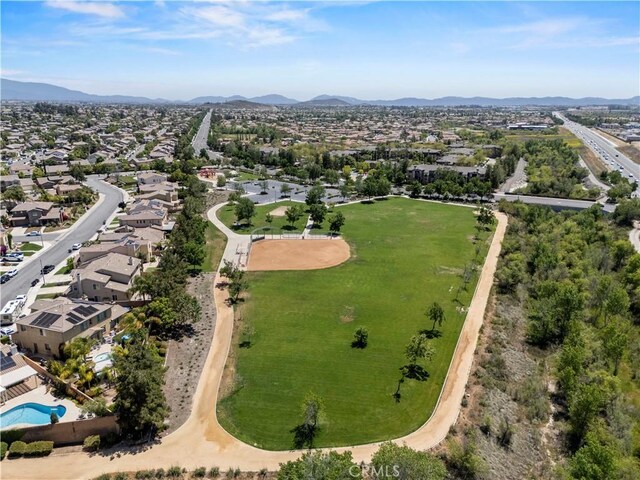 32177 Clear Springs Dr, Winchester, CA 92596 - aerial perspective of suburban area with a mountainous background