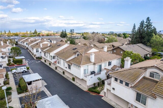aerial view featuring a residential view