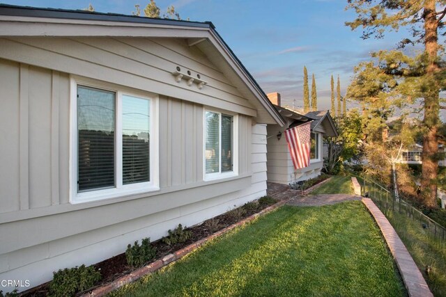 3447 Burritt Way, La Crescenta, CA 91214 - view of side of home with board and batten siding
