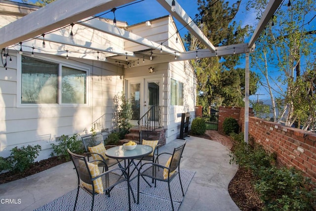 3447 Burritt Way, La Crescenta, CA 91214 - view of patio with outdoor dining area