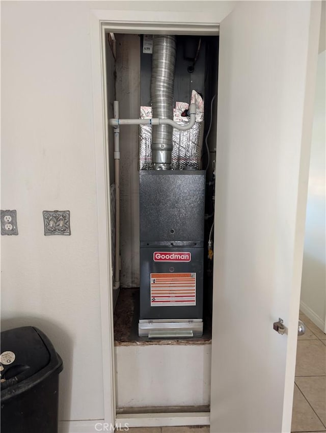 view of utility room
