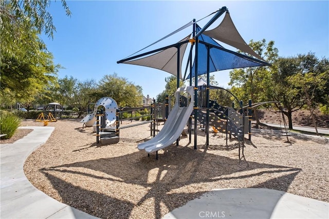 view of communal playground