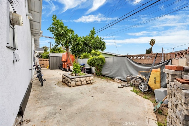 view of patio / terrace featuring a fenced backyard