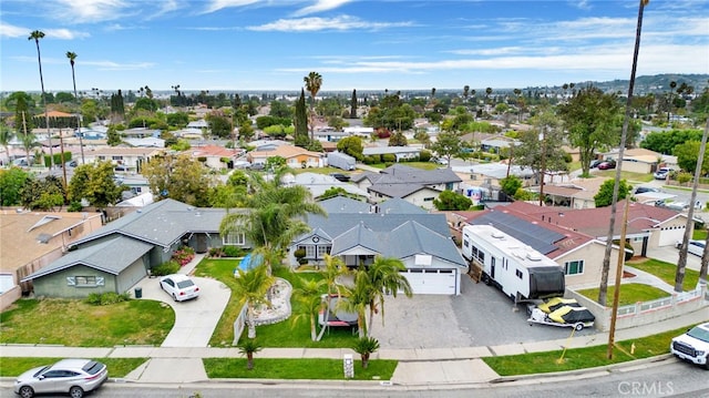 birds eye view of property featuring a residential view
