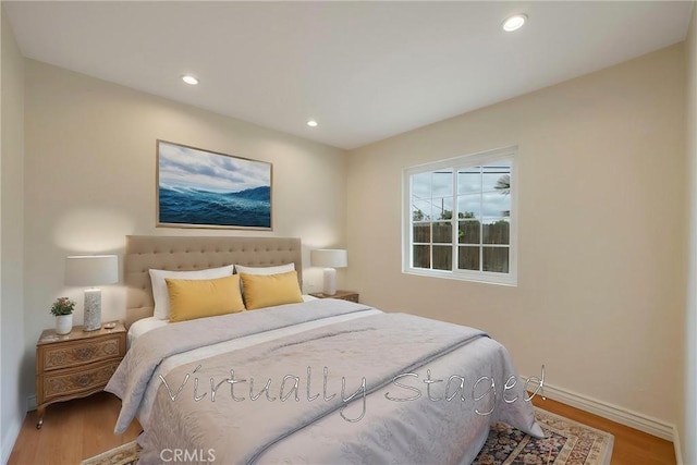 18342 Avolinda Dr, Yorba Linda, CA 92886 - bedroom with wood finished floors, baseboards, and recessed lighting