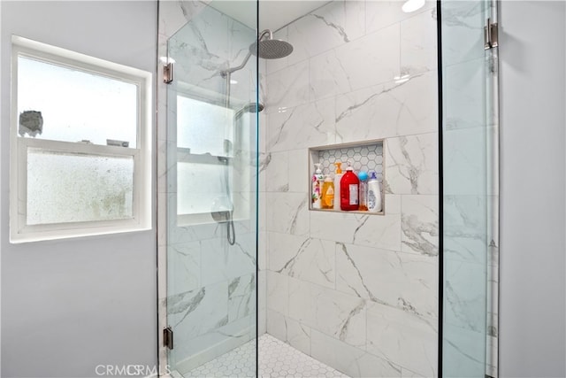 13118 Hoyt St, Pacoima, CA 91331 - full bathroom featuring a marble finish shower