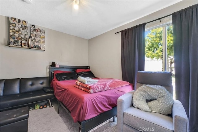 bedroom featuring carpet floors