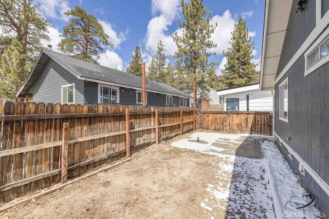 1066 Paradise Way, Big Bear City, CA 92314 - view of yard with a patio and fence