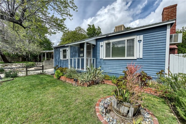 3611 4th Ave, La Crescenta, CA 91214 - view of front of home featuring a chimney