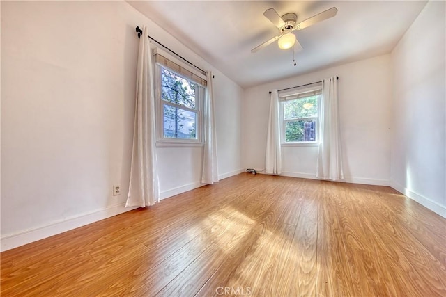 3611 4th Ave, La Crescenta, CA 91214 - spare room featuring healthy amount of natural light, light wood-type flooring, and baseboards