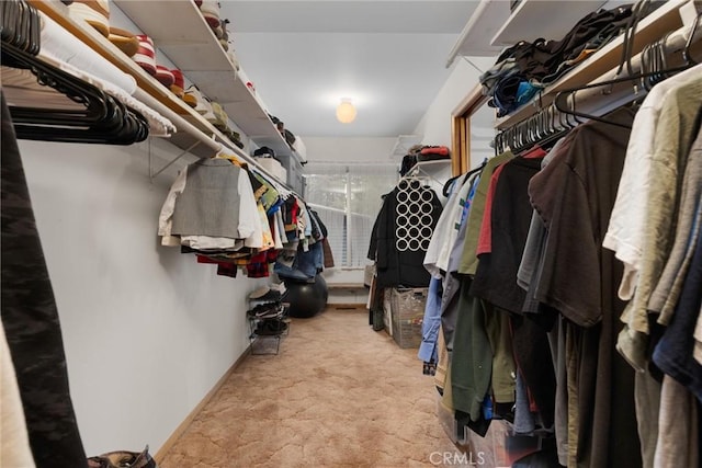 4228 Willow Trl, Frazier Park, CA 93225 - spacious closet with carpet floors