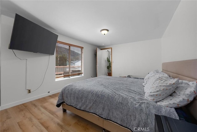 4228 Willow Trl, Frazier Park, CA 93225 - bedroom featuring baseboards and light wood-style flooring