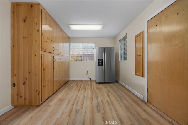 4228 Willow Trl, Frazier Park, CA 93225 - corridor featuring baseboards and light wood finished floors
