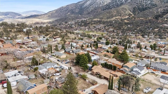 4228 Willow Trl, Frazier Park, CA 93225 - birds eye view of property featuring a residential view and a mountain view