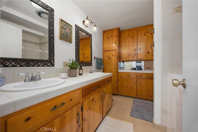 4228 Willow Trl, Frazier Park, CA 93225 - bathroom with double vanity and a sink