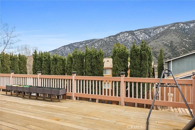 4228 Willow Trl, Frazier Park, CA 93225 - deck with a mountain view