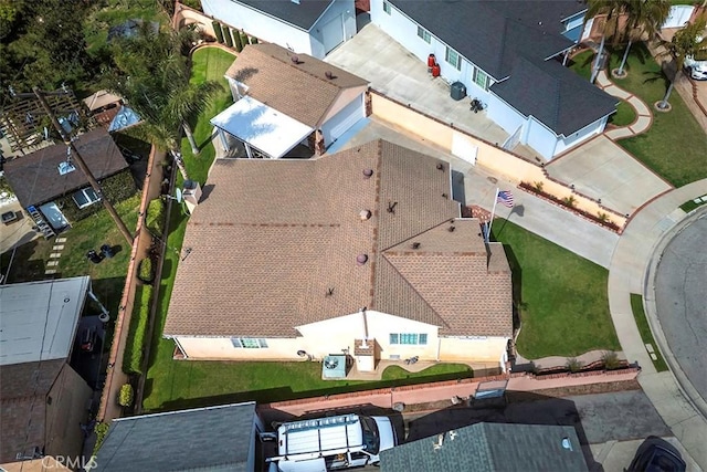 drone / aerial view