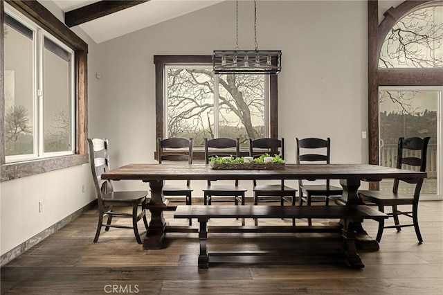 1207 Grass Valley Rd, Lake Arrowhead, CA 92352 - dining area featuring wood finished floors