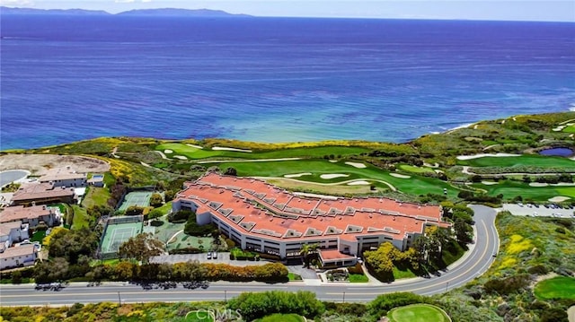 3200 La Rotonda Dr Unit 316, Rancho Palos Verdes, CA 90275 - drone / aerial view with a water view and view of golf course