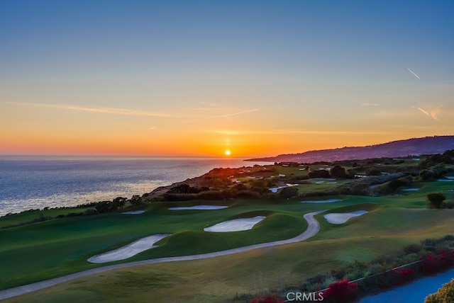 3200 La Rotonda Dr Unit 316, Rancho Palos Verdes, CA 90275 - view of community featuring a water view, view of golf course, and a lawn